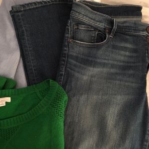 Modern straight jeans from Loft